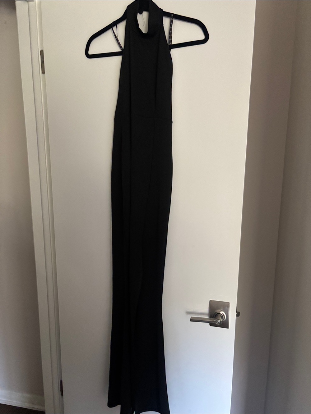 MissGuided Black Halter Neck Jumpsuit